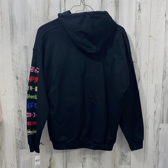 1020 Coca Cola Black and Red Logo Hoodie - Picture 3 of 5